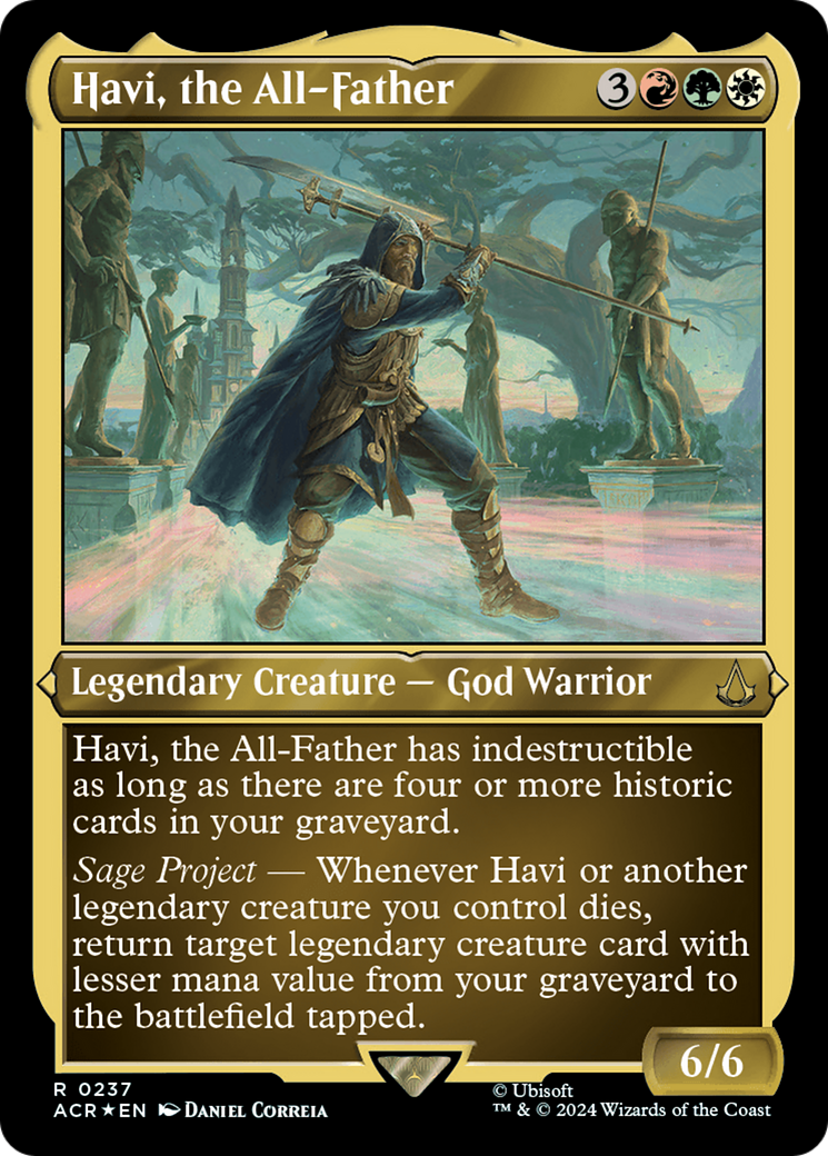 Havi, the All-Father (ACR-237) [Assassin's Creed] Etched Foil MTG Single Wizards of the Coast