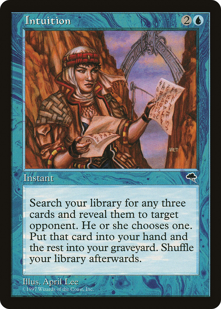 Intuition (TMP-070) [Tempest] MTG Single Wizards of the Coast