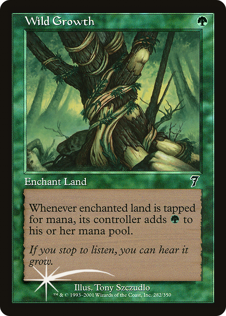Wild Growth (7ED-282) [7th Edition] MTG Single Wizards of the Coast