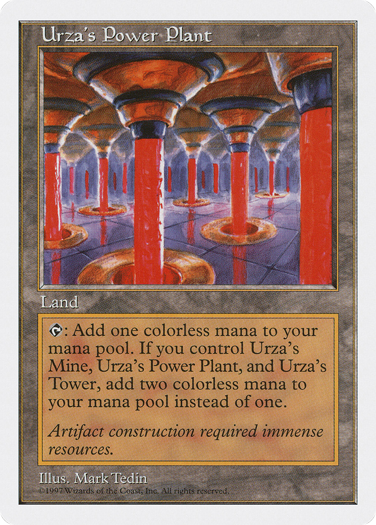 Urza's Power Plant (5ED-) [Fifth Edition] MTG Single Wizards of the Coast