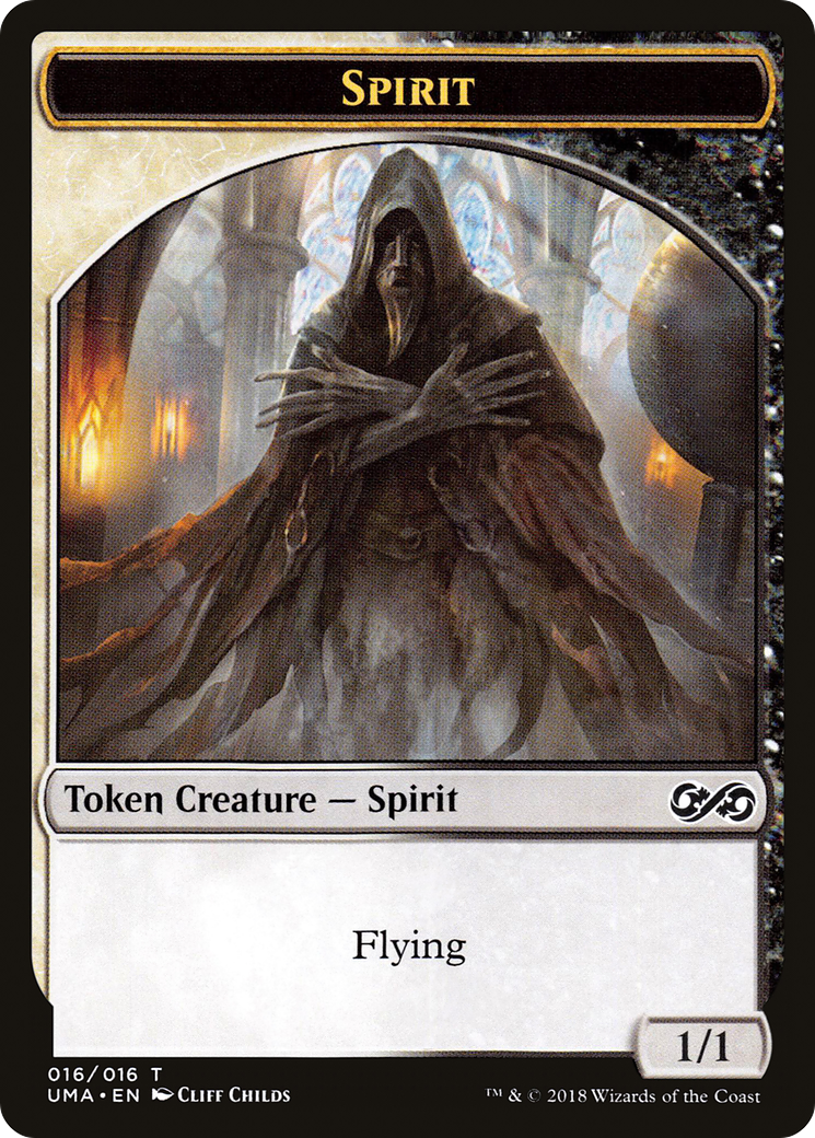 Spirit Token (016) (UMA-016) [Tokens] Ultimate Masters Tokens MTG Single Wizards of the Coast