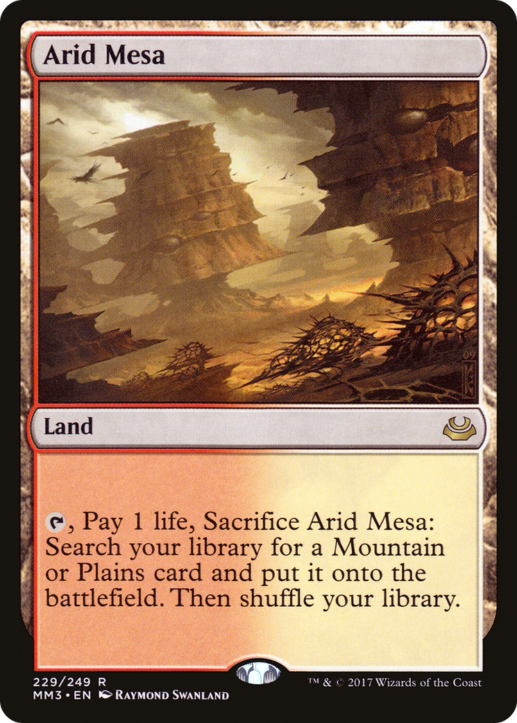 Arid Mesa (MM3-229) [Modern Masters 2017] MTG Single Wizards of the Coast