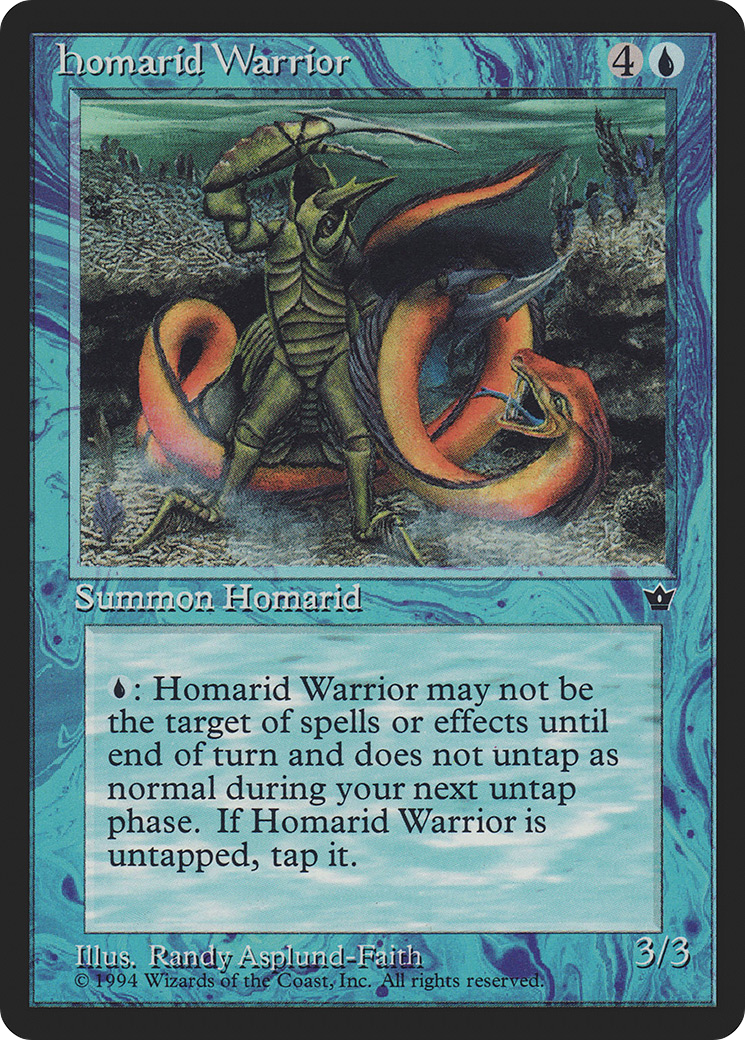 Homarid Warrior (Randy Asplund-Faith) [Fallen Empires] MTG Single Magic: The Gathering