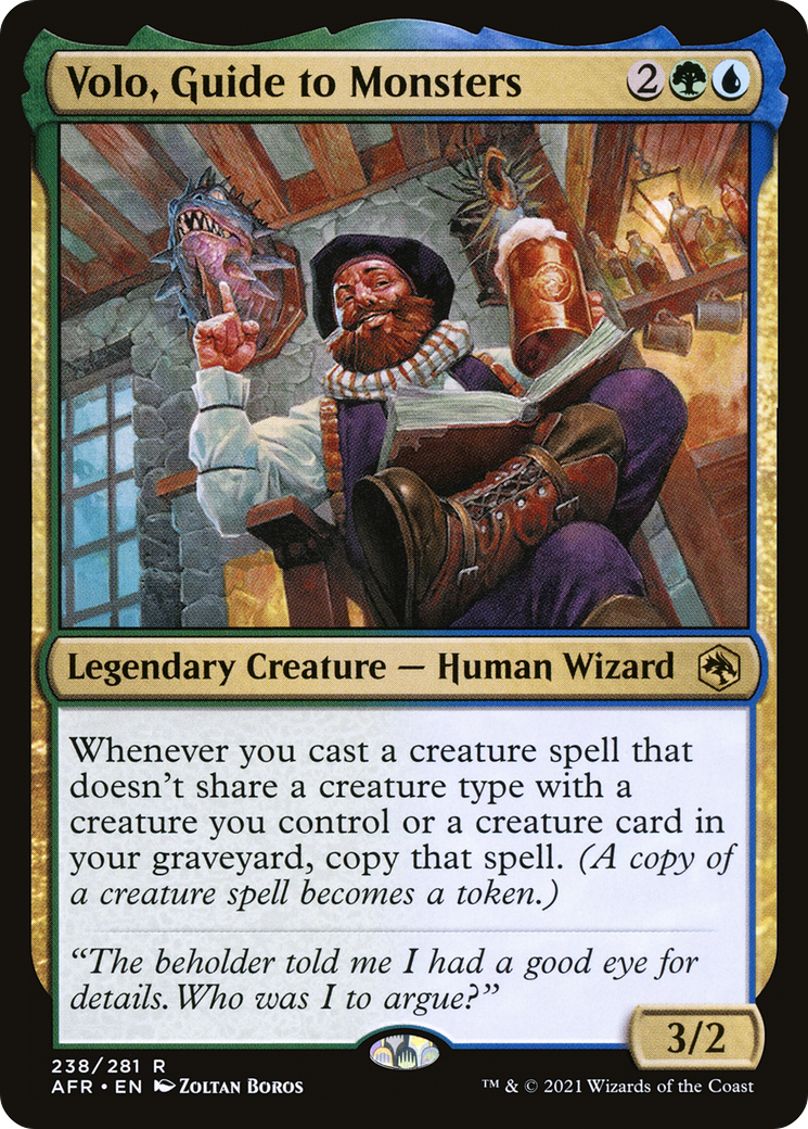 Volo, Guide to Monsters (AFR-238) [Adventures in the Forgotten Realms] Foil MTG Single Wizards of the Coast