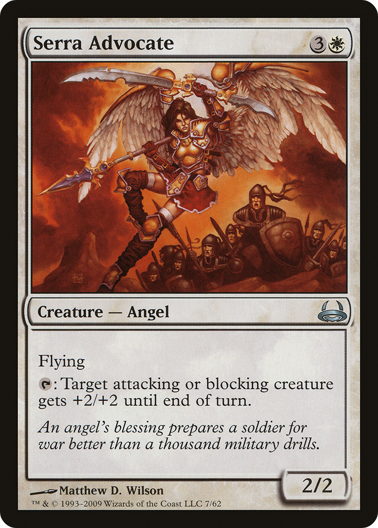 Serra Advocate (DDC-007) [Misc] Duel Decks: Divine vs. Demonic MTG Single Wizards of the Coast