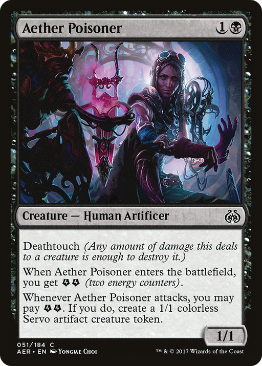 Aether Poisoner (AER-051) [Aether Revolt] Foil MTG Single Wizards of the Coast