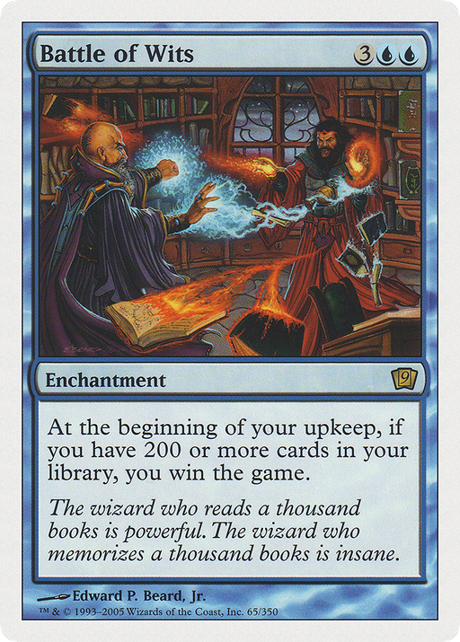 Battle of Wits (9ED-065) [9th Edition] MTG Single Wizards of the Coast