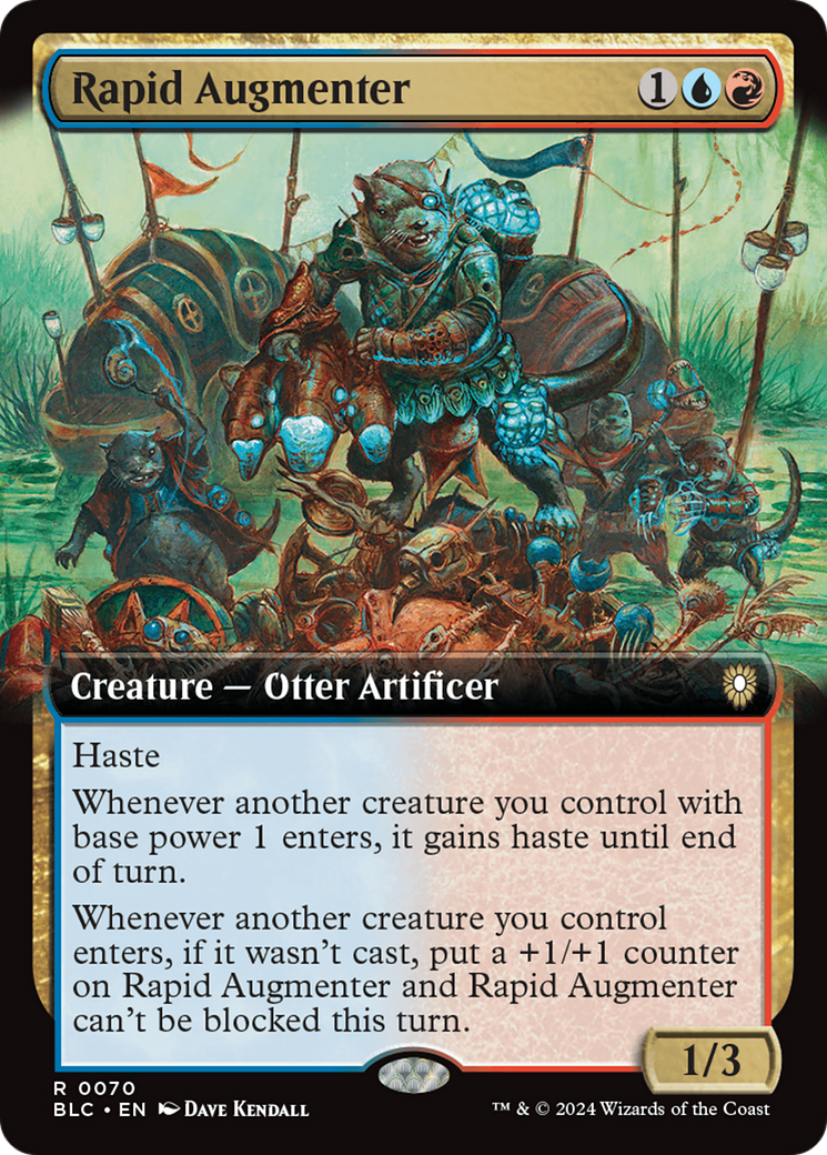 Rapid Augmenter (BLC-070) [Bloomburrow Commander] (Extended Art) MTG Single Wizards of the Coast