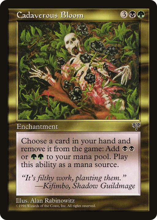 Cadaverous Bloom (MIR-) [Mirage] MTG Single Wizards of the Coast