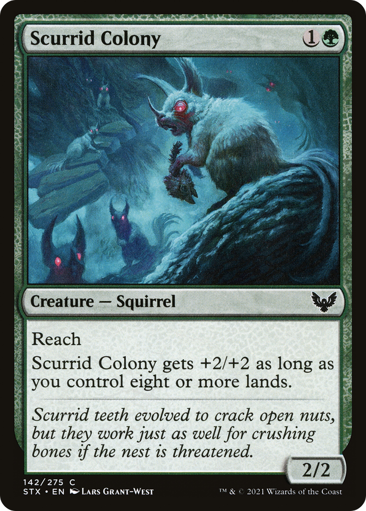 Scurrid Colony (STX-142) [Strixhaven: School of Mages] MTG Single Wizards of the Coast