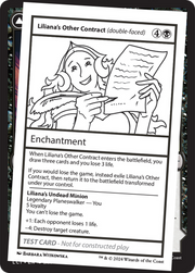 Liliana's Other Contract (double-faced) (MB2PC-) [Mystery Booster] Mystery Booster 2 MTG Single Wizards of the Coast