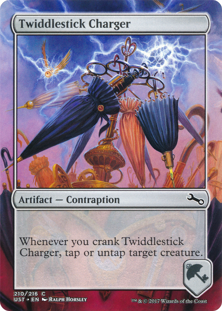Twiddlestick Charger (UST-210) [Unstable] (Borderless) MTG Single Wizards of the Coast