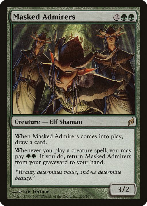 Masked Admirers (LRW-230) [Lorwyn] MTG Single Wizards of the Coast