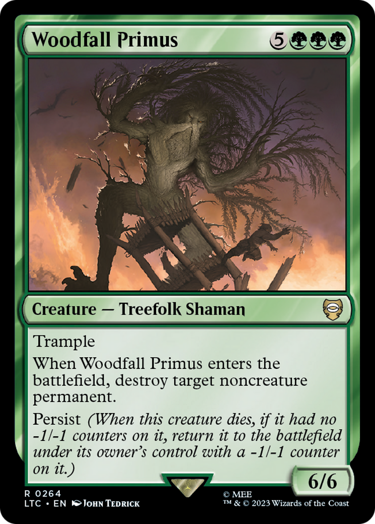 Woodfall Primus (LTC-264) [Tales of Middle-earth Commander] MTG Single Wizards of the Coast