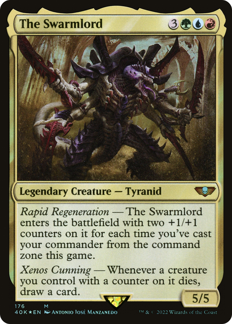 The Swarmlord (40K-176) [Warhammer 40,000 Commander] Foil MTG Single Wizards of the Coast