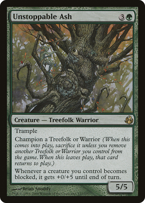 Unstoppable Ash (MOR-137) [Morningtide] Foil MTG Single Wizards of the Coast