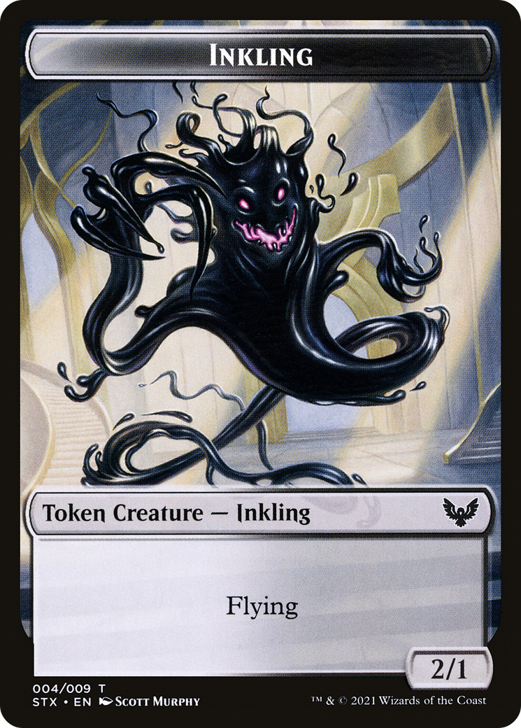 Inkling Token (STX-004) [Tokens] Strixhaven: School of Mages Tokens MTG Single Wizards of the Coast