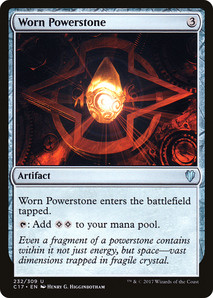 Worn Powerstone (C17-232) [Commander 2017] MTG Single Wizards of the Coast