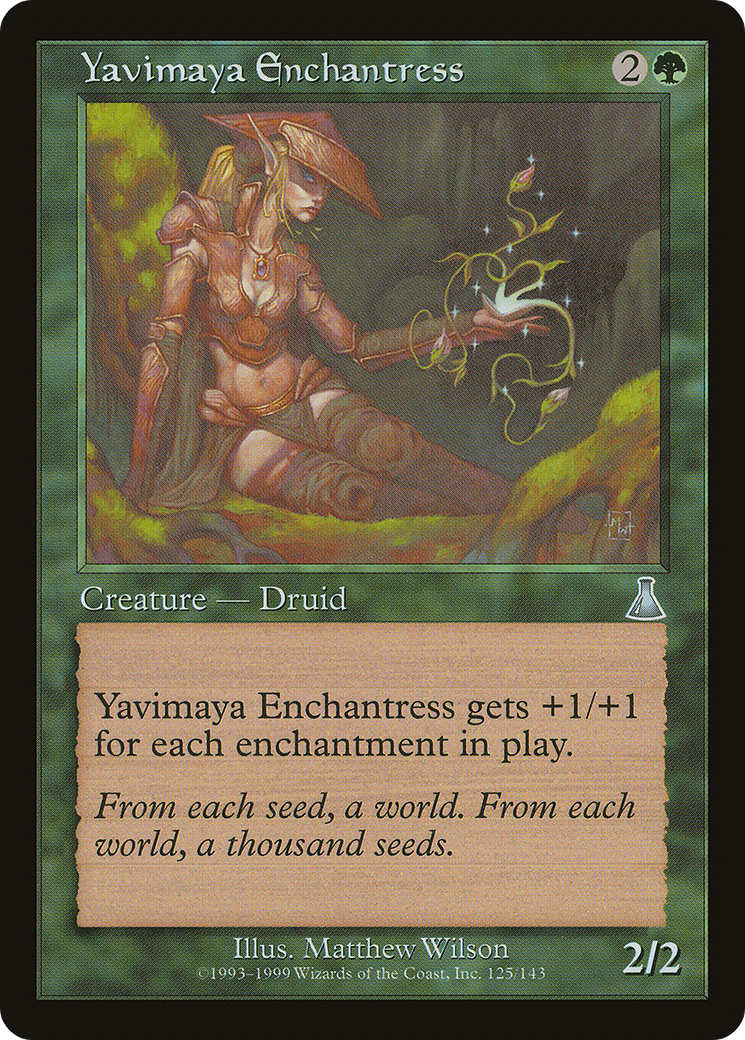 Yavimaya Enchantress (UDS-125) [Urza's Destiny] Foil MTG Single Wizards of the Coast
