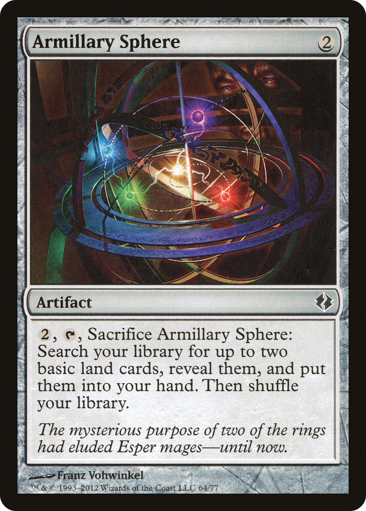 Armillary Sphere (DDI-064) [Misc] Duel Decks: Venser vs. Koth MTG Single Wizards of the Coast