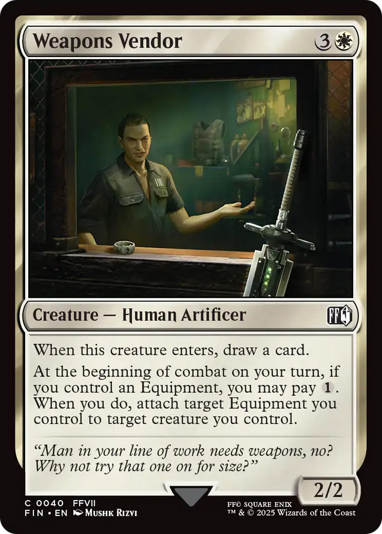 Weapons Vendor (FIN-040) [FINAL FANTASY] MTG Single Wizards of the Coast