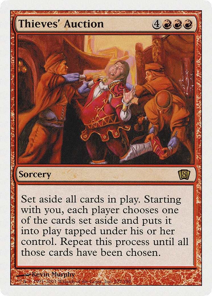 Thieves' Auction (8ED-227) [8th Edition] Foil MTG Single Wizards of the Coast