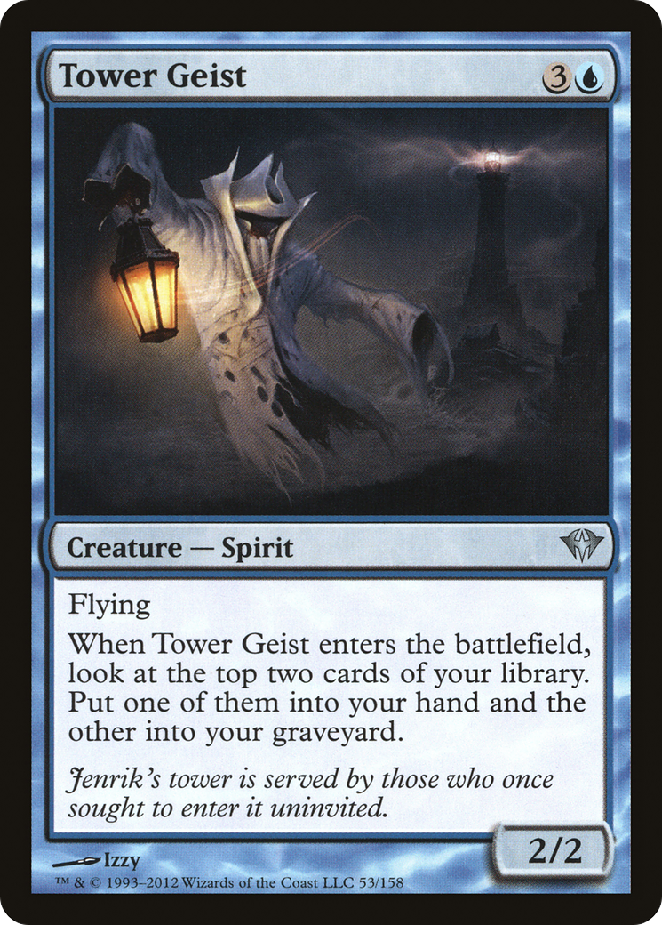 Tower Geist (DKA-053) [Dark Ascension] Foil MTG Single Wizards of the Coast