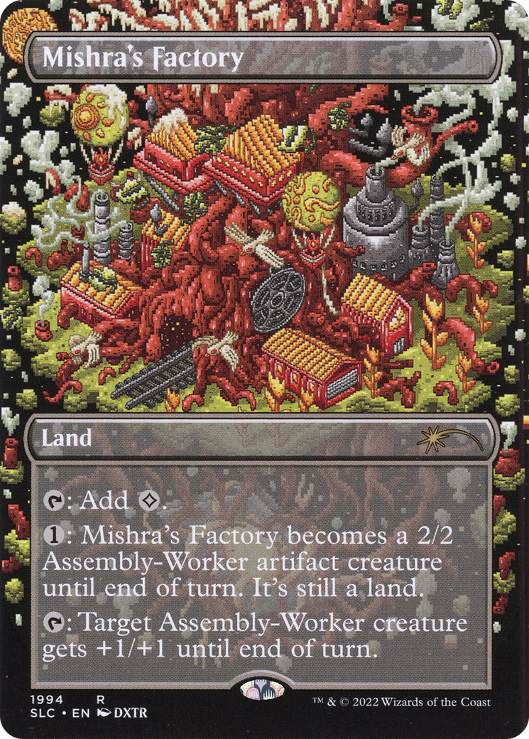 Mishra's Factory (SLC-1994) [Secret Lair] Countdown Kit (Borderless) MTG Single Wizards of the Coast