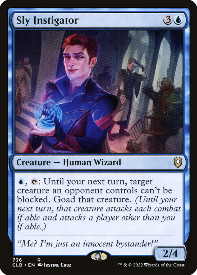 Sly Instigator (CLB-736) [Commander Legends: Battle for Baldur's Gate] MTG Single Wizards of the Coast