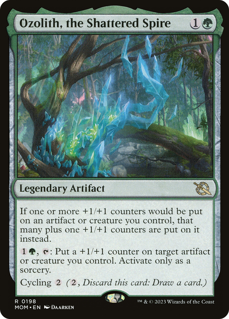Ozolith, the Shattered Spire (MOM-198) [March of the Machine] Foil MTG Single Wizards of the Coast
