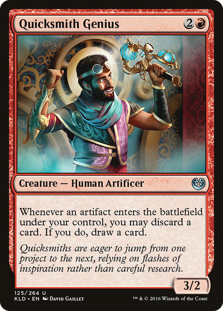 Quicksmith Genius (KLD-125) [Kaladesh] MTG Single Wizards of the Coast