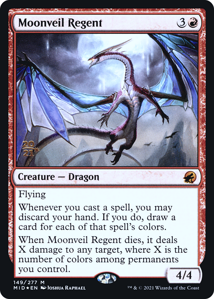 Moonveil Regent (PRE-149) [Innistrad: Midnight Hunt Promos] Foil MTG Single Wizards of the Coast