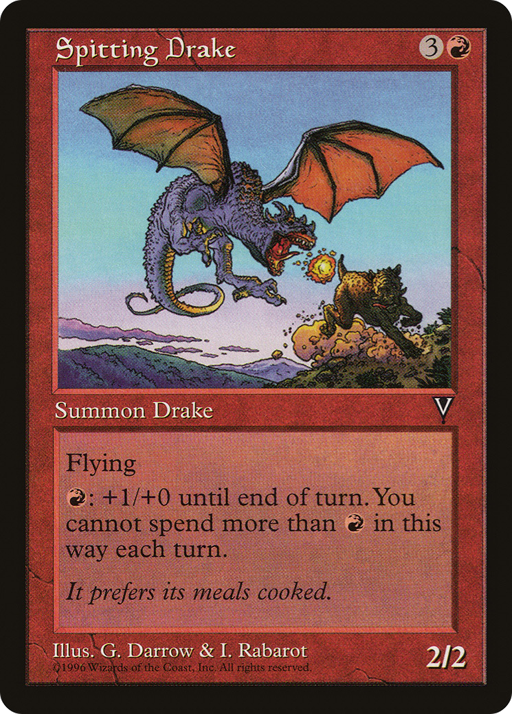 Spitting Drake (VIS-095) [Visions] MTG Single Wizards of the Coast