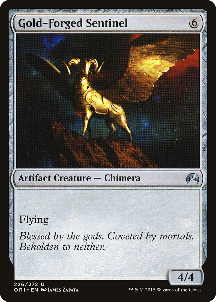 Gold-Forged Sentinel (ORI-226) [Magic Origins] MTG Single Wizards of the Coast