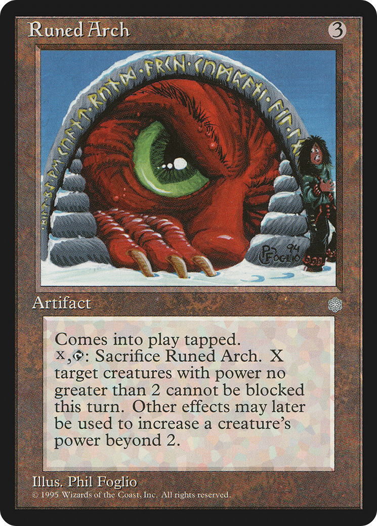 Runed Arch (ICE-334) [Ice Age] MTG Single Wizards of the Coast