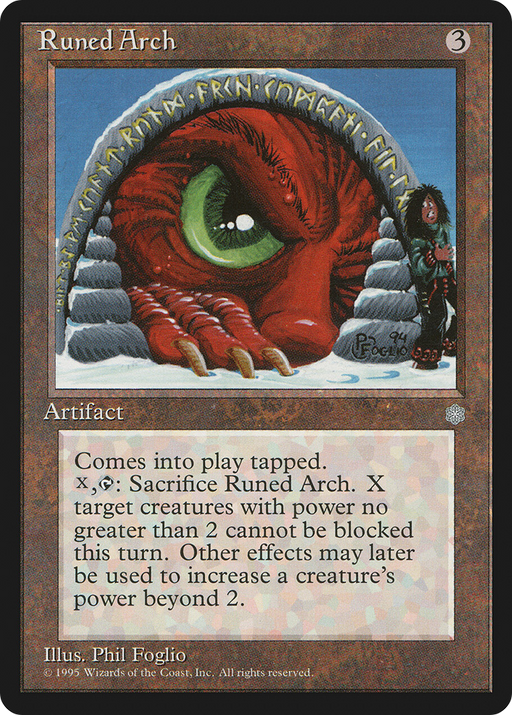 Runed Arch (ICE-334) [Ice Age] MTG Single Wizards of the Coast