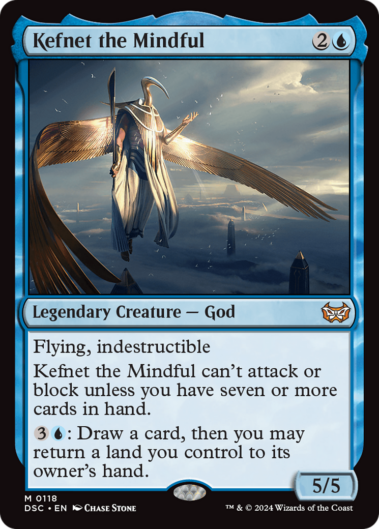 Kefnet the Mindful (DSC-118) [Duskmourn: House of Horror Commander] MTG Single Wizards of the Coast