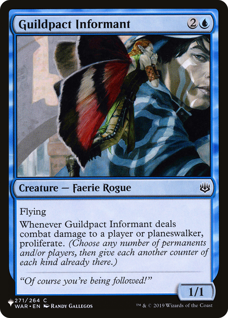 Guildpact Informant (LIST-271/264) [Mystery Booster] The List MTG Single Wizards of the Coast