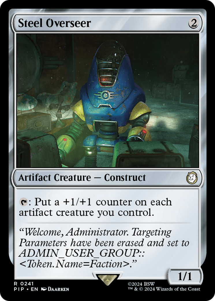 Steel Overseer (PIP-241) [Fallout] MTG Single Wizards of the Coast