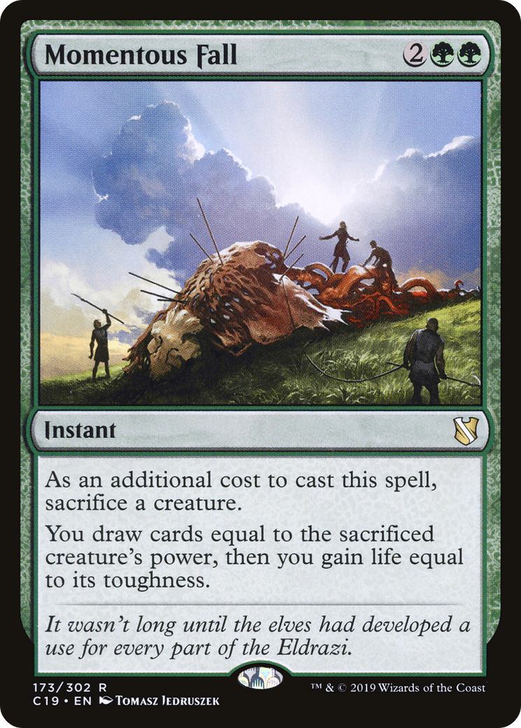 Momentous Fall (C19-173) [Commander 2019] MTG Single Wizards of the Coast