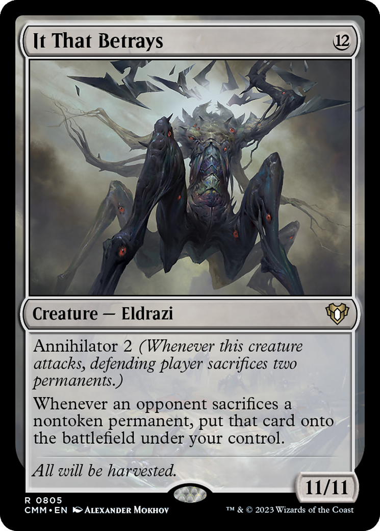 It That Betrays (CMM-805) [Commander Masters] MTG Single Wizards of the Coast