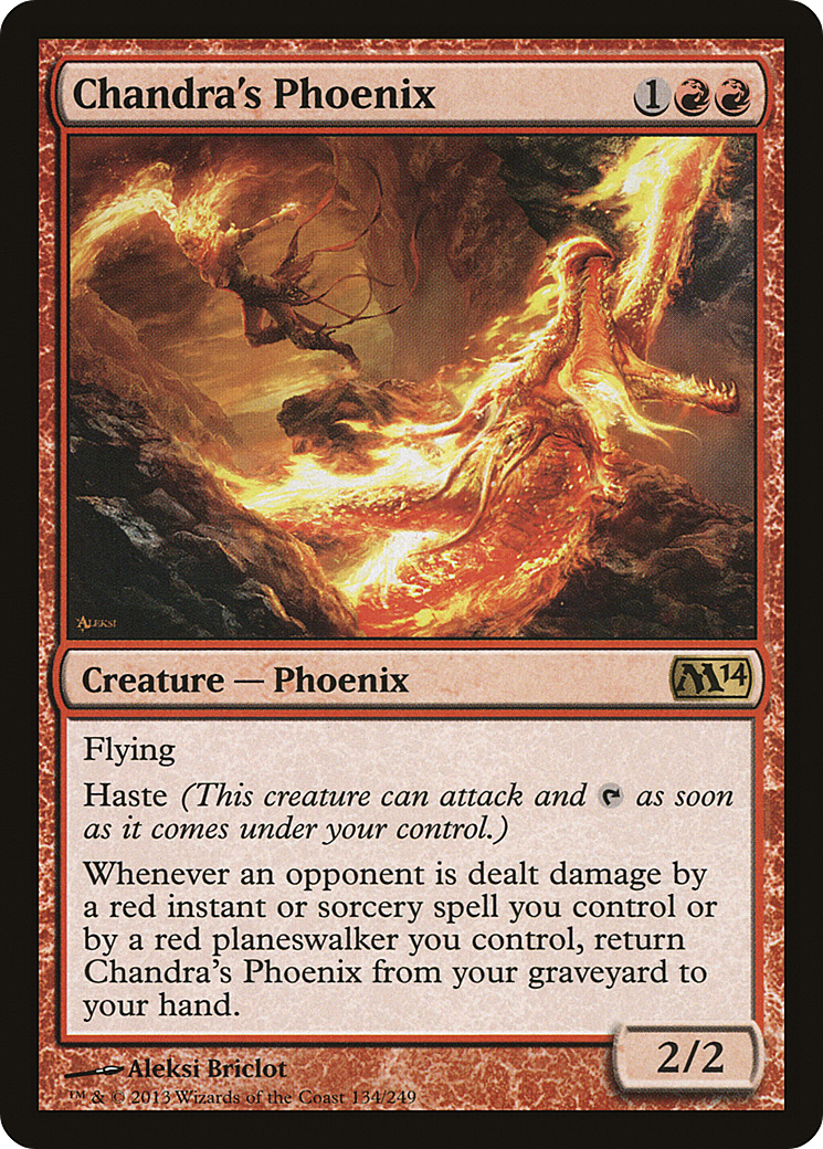 Chandra's Phoenix (M14-134) [Magic 2014] Foil MTG Single Wizards of the Coast
