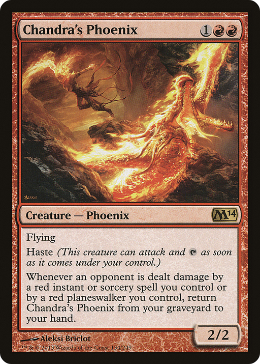Chandra's Phoenix (M14-134) [Magic 2014] Foil MTG Single Wizards of the Coast