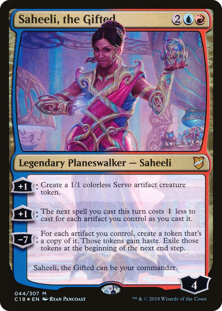 Saheeli, the Gifted (C18-044) [Commander 2018] Foil MTG Single Wizards of the Coast