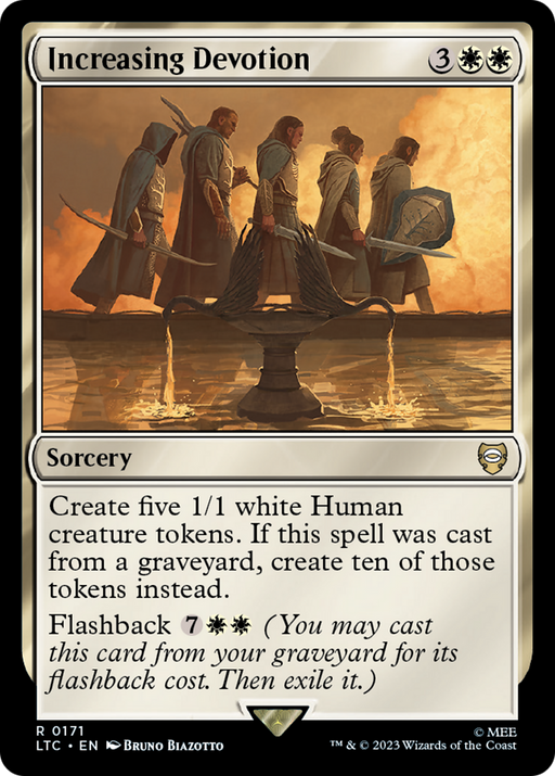 Increasing Devotion (LTC-171) [Tales of Middle-earth Commander] MTG Single Wizards of the Coast