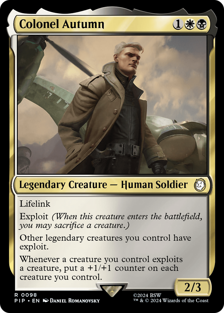 Colonel Autumn (PIP-098) [Fallout] Foil MTG Single Wizards of the Coast