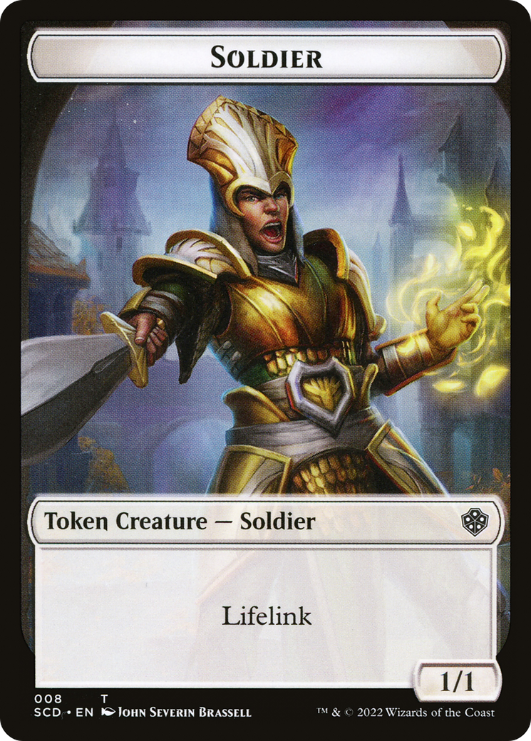 Soldier (TSCD-008) [Tokens] Starter Commander Deck Tokens Foil MTG Single Wizards of the Coast
