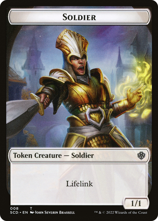 Soldier (TSCD-008) [Tokens] Starter Commander Deck Tokens MTG Single Wizards of the Coast