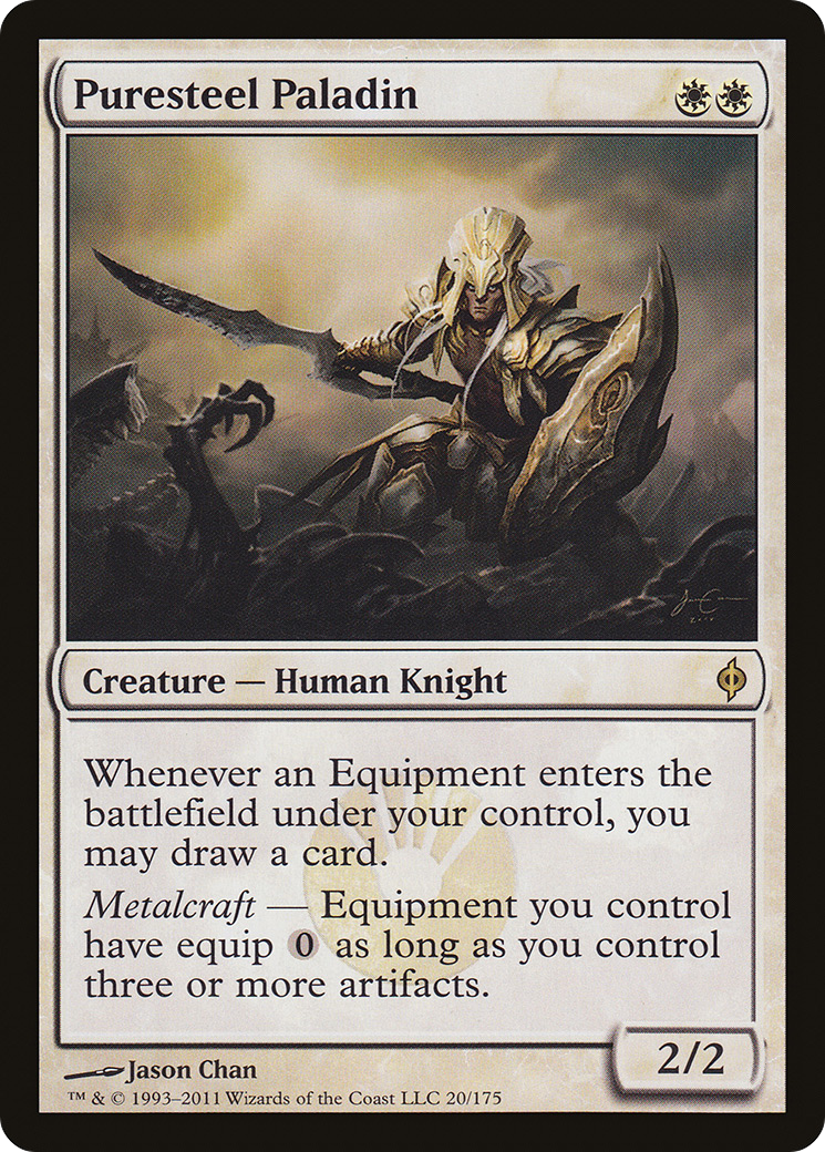 Puresteel Paladin (NPH-020) [New Phyrexia] Foil MTG Single Wizards of the Coast