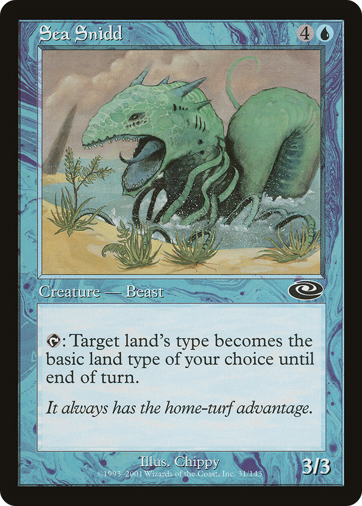 Sea Snidd (PLS-031) [Planeshift] Foil MTG Single Wizards of the Coast